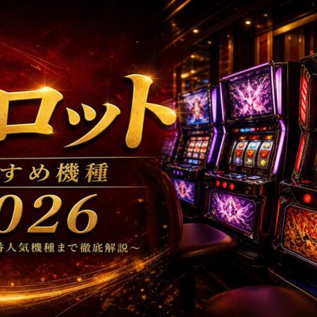 スロット今打つならどれ？おすすめ機種と勝ちや すい台の選び方【2026年版】